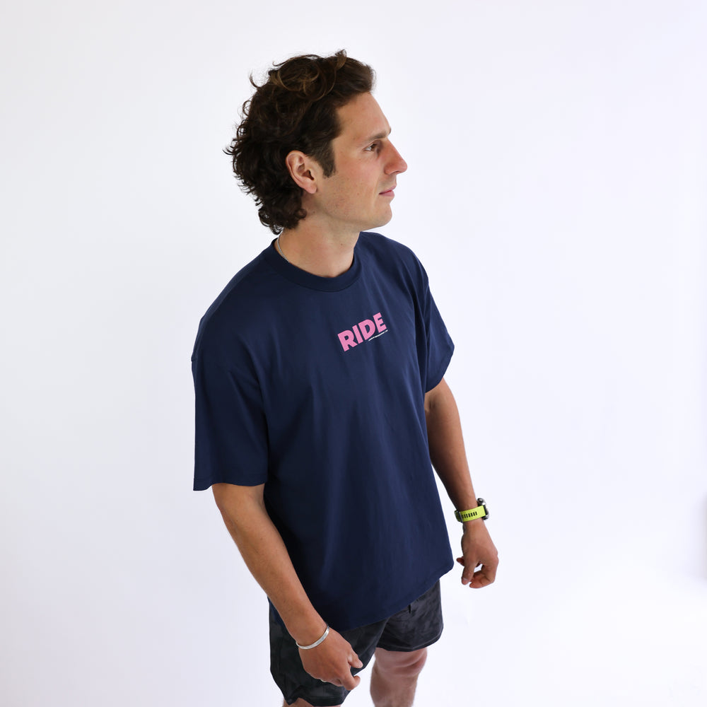 
                      
                        RIDE Solid T-Shirt - Navy
                      
                    
