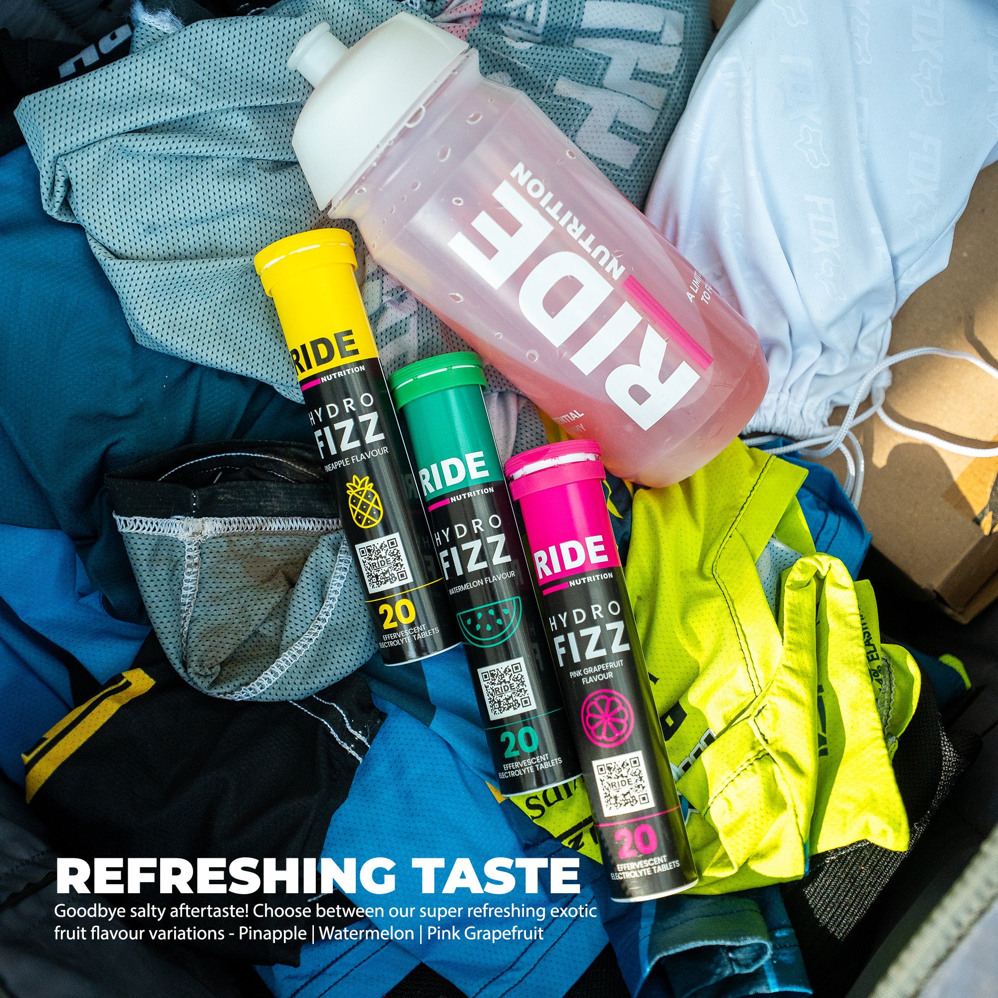 Hydro Fizz Electrolyte Tabs - Pink Grapefruit – Ride Nutrition