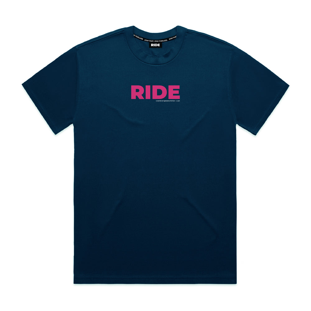 RIDE Solid T-Shirt - Navy