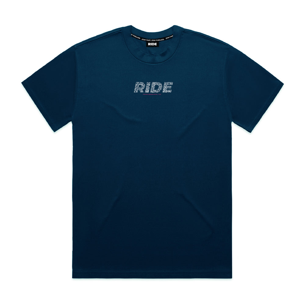 RIDE Bubble T-Shirt - Navy