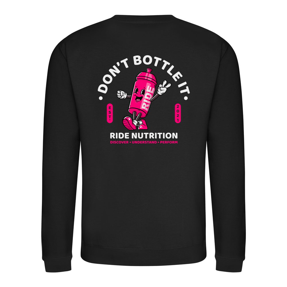 Bottle Man Sweatshirt - Black