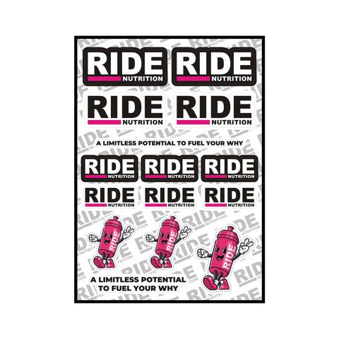 RIDE Sticker Sheet