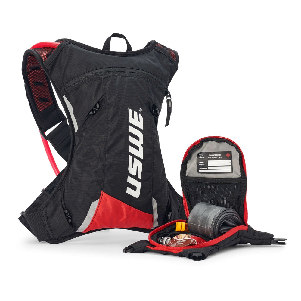 
                      
                        USWE MTB HYDRO 3L HYDRATION PACK - RED
                      
                    