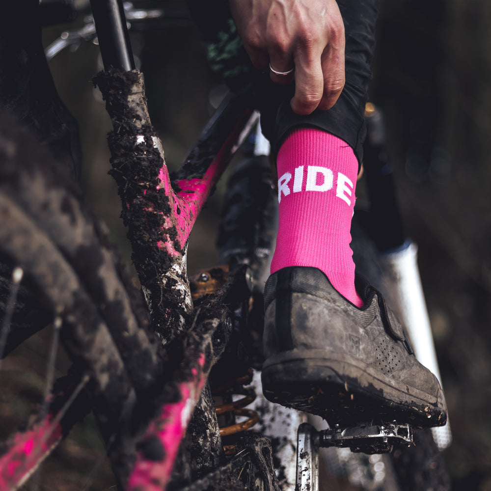 
                      
                        RIDE Performance Socks - Pink
                      
                    